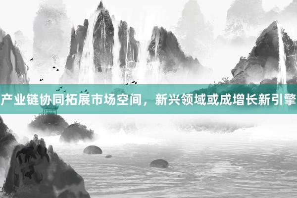 产业链协同拓展市场空间，新兴领域或成增长新引擎