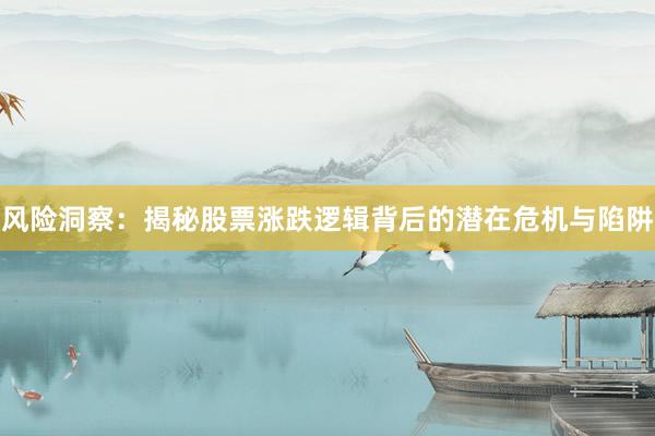风险洞察：揭秘股票涨跌逻辑背后的潜在危机与陷阱